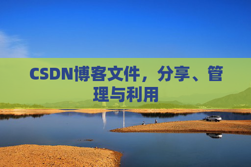 CSDN博客文件，分享、管理与利用